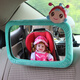 Jingmengyuan Kinder Kinderwagen Kinderbettzubehör Spezielle Rückwärtsbabys Reflektor Korb Rückspiegelwagen Baby Beobachtung Spiegel HD Schwarzer Spiegel Spezialer Rückwärtssitz