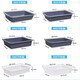 Jie Yintong Cleaning Meal Box Collection Collection Collection de salle à manger Collection de table de salle à manger Bucket Restaurant Bowl Collection Trucks Trash Trash Basin Plastic Basin Restaurant 693 # Extra épais gris [60,5 * 41,5 * 17 cm