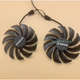 
Gigabyte p106 fan GTX1060 1050ti 1070 RX570 580 graphics card new adapter fan Original fan pair Default