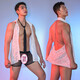 Cosplay Sexy Pajamas Men's Couple Stimulation Uniform Temptation Thong Three Points Sexy Underwear Men's Bed Men's Uniform + Black Plaid Underwear