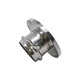 304 thin-walled stainless steel double compression flange adapter flange direct head crimp flange compression pipe fittings 1 series DN15 (inner diameter 16mm) flange 4 holes