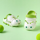 Deer Milli Children's Slippers Boys Summer Non-Slip Toddler Waterproof Soft Sole Lightweight Breathable Baby Cave Female Caterpillar Apple Green Inner Length 15cm