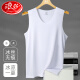 LangSha vest men's summer thin ice silk 7A grade antibacterial traceless men's sports and leisure hurdle bottoming shirt 3-pack
