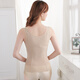 Tingmei 2025 new body shaping adjustable vest waist and back shaping body slimming tummy tummy waist waist top skin color L recommended 100-115 Jin Jin equals 0.5 kg