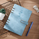 Tengxiong Loge Lave Notebook Simple haute valeur en forme de bouton en forme de U Record de carnet amovible et épaissis Business Boxs souvenirs Souvenirs coffre