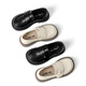 Tianmeiyi Children's Shoes Girls Black Small Leather Shoes 2026 Spring and Autumn New Children's British Style College Style Loafers Black 29