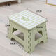 
Pupan thickened plastic folding stool for home use Maza Train small stool portable cartoon low footbed stool green miqi pink miqi super large + 1050g