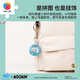 3D-JP mignon Moomin Moomin Series Cartoon Badge Puzzle Keychain Creative Body Hanging Back Packaging Gift [Keychain 24 Pieces] A3878 Bleu doux