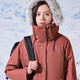 Columbia Outdoor Automne et Winter Cotton Veste pour femmes, énergie thermique, collier de coton en laine confortable et amovible WL9480 679 S