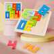 Puzzle créatif numérique du cerveau numérique pour enfants pour la pensée numérique Education Digital Training Wooden Toys Puzzle numérique du cerveau numérique pour le puzzle numérique pour le cerveau pour l'éducation précoce