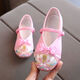 Yu Jin embroidered shoes for girls ancient costume princess embroidered shoes Chinese style old Beijing children's cloth shoes Hanfu shoes dance shoes W622 white 36 inner length 22.3