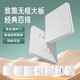 Hongyan switch socket panel X5 series white 10A two-three plug oblique five-hole 86 type concealed wall power socket
