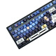 Belly Spirit Mk870 Obsidian Starry Sky Side Carving Customized Mechanical Keyboard Kabel Wireless Bluetooth Full Key Hot Swap DIY Customized RGB Office Game Obsidian Starry Sky Side Carving Drei-Mode (Wired Wireless Bluetooth) Tee Roller 87 Keys