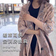 多菲尼森披肩围巾女办公室春秋女友生日礼物送妈妈仿羊绒双面围巾披风保暖 灰粉