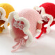 Benassy Baby Hut Herbst und Winter Baby Girl Prinzessin Style Winter verdickter Wollgestricker Ohrschutz koreanische Version Wolle Hut mx829-rot 6 Monate 2 Jahre alt (44-49 cm)