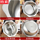 Tuojin German imported quality clear soup pot hot pot basin Yuanyang pot thickened stainless steel hot pot octagonal basin special for induction cooker inner diameter Yuanyang pot with lid boutique 38cm