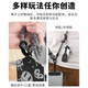 斯泰克【升级加粗加固】手机挂绳钥匙扣斜挎可背户外结实耐用挂脖单肩斜钥匙链背带【斑马黑白】1.2米