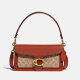 COACH LUXURY Ladies Counter TABBY Coated Canvas and Leather Hand Messenger Bag Brown Rust 26 Medium 6793 B4NQ4