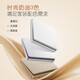Bull (Bull) Switch Socket G12 Serie One-Open Dual Control Fünf-Loch-Sockel 86 Typ Panel G12E334S cremiger Windraum Silber