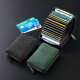 Jun Kiss Card Sac Moss-cartes multi-cartes de grande capacité Anti-démagnétisation Certificat multi-fonction du pack de portefeuille Certificat de cartes de cartes de cartes Certificat de fermeture à glissière [11 positions de carte] Brusque anti-Theft gris / anti-démagnétisation