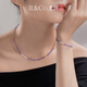IL&CO Youke Wanlan Yuan S925 Silver Tanzanite Pearl Bracelet Necklace New Chinese Style Jewelry Set for Mom S925 Silver Tanzanite Bracelet