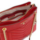 Michael Kors Mike Coles MK Frauenbeutel Schaffell -Kette Einzelschulter -Tasche 30H9GUSL2T 683 rot