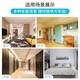 XMSJLED downlight straw hat ceiling lantern recessed living room simple household lamp hole lamp hole 15W white light opening 1315cm white gold