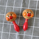 Bobbit Bread Superman Newborn Baby Hand-Ringing Sand Hammer Rattle Soothing Toys 0-6-12-month-old Baby Grabs 3 Sand Hammer 1 pair + Rattle + Manhattan Ball No holes