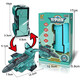 Case Family Toys Kinder große digitale digitale deformierte Mecha-Spielzeug-Bausteine ​​für Jungen und Mädchen für Jungen und Mädchen 2-6 Jahre 0-9 Digitale Roboter-Kombination Großer Geschenkbox Komplettes Set von 10 Modellen + Helm + Rüstung