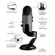Logitech Blue Yeti Snow Monster Microphone Condenser Microphone GX Dynamic Microphone Professional Microphone Karaoke Recording Computer Mobile Game Live Broadcast Blue Yeti Aurora White Stand and Blowout Screen