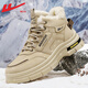 Pull back official Martin boots men's autumn and winter warm high-top snow boots outdoor boots men's khaki plus velvet 42