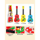 Ukulele Anfänger Kindergitarrenspielzeug zum Klavier für Jungen und Mädchen Musikinstrumente Baby Vier-Saiten-Nylon-Seide 57cm Red 4-Sait (Senden Sie Gurt + Tutorial)