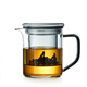 Mesni teacup glass teacup with spout teapot tea water separation cup flower teacup kung fu tea set