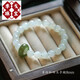 Ji Ge Hetian Jade Qing Water Color Lake Bracelet vert pour les femmes Xia Gaobing Bracelet polyvalent pour les cadeaux pour le meilleur ami Qing Water Green Hetian Jade 6 mm adapté pour la circonférence de la main 1517cm