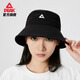 Peake high-end black fisherman hat new autumn and winter Japanese big head bucket hat without makeup basin hat black single size