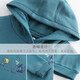 Liady Room Kinderbekleidung Jungen und Mädchen Kapuze -Sweatshirt Cartoon Buntes Fleece Top Winter Dunkelblau 120 cm/6 Jahre alt