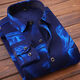 
In autumn and winter high-end men's warm shirt plus velvet thickened long-sleeved shirt dad middle-aged men's clothing 1/2 pieces 8 HB677 One-piece 2XL Suitable for 140Jin [Jin equals 0.5 kg]-159Jin [Jin equals 0.5 kg]