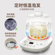 Bear bird's nest stew pot electric stew pot electric stew pot stew pot water-proof stew pot ceramic mini soup pot health pot full ceramic triple lid water lock 0.6L DDZ-B06R1