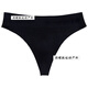 
Huishi Shang Z thong men thong men underwear sexy U convex sports fitness letters wide waist mid waist trendy gay light gray green M