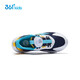 361 children's shoes, children's running shoes, summer boys and girls 3-14 years old, large mesh knob running shoes, blue 35