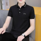 CAIDEN KETCH男装品牌短袖polo衫t 恤男士2025夏季新款商务休闲百搭透气上衣服 黑色679 XL （建议126-140斤）