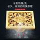 XMSJ Gold Anti-Odor verdickte Badezimmer Duschbad Boden Abfluss Quadrat großer Verschiebung langer Streifen Badezimmer 10 cm Gold 6624 Tiefes Wasserdichtung Dual-Use-Modell