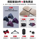 Suit Romon Men's Slim Suit Business Professional Casual Casual Groom Wedding Wedding's Robe's Robe Two-Button Black + Cost + Pantal