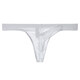 Men's self-masking underwear thong bullet separate thong for men mesh transparent men's breathable sexy large white M