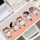 Almohadilla larga de ratón Crayón Camiseta SUPER SUPER BABE BAJA Padera de escritorio de alto valor TELABLE DE TEQUISO VALOR Estudiantes resistentes a la suciedad y lavable ZZ-2694/Shin Shin Shirt 100 cm*50 cm de espesor de 3 mm de espesor