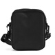 Oxford Stoff Casual Recond Bag Herren Sporttasche Herren Trendy Brand Mini Crossbody Bag Herren Aufbewahrung Schlüsselmünze Brieftasche Kleine Hängsbeutel Schulter kleiner Tasche LUCIFER L695 Black + Cowhide Wallet Basisstil