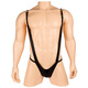 Confidential delivery Sexy underwear men's thong men's underwear sexy fully transparent T-pants passion free nightclub opening large size gay men for male masturbation alternative transparent black one-size-fits-all imitation patent leather PU sexy one-piece sling