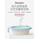 Chuangjingyi selects 3-pack of children's butt-wash basins. Newborn baby washbasins. Newborn children's supplies for washing buttocks. PP household baby (Yunduo) 2-pack - sky blue + matcha green.