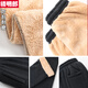 80-year-old grandfather's pants, cotton pants for the elderly, velvet thickening sweatpants for outer wear, 70-year-old middle-aged and elderly dad's autumn and winter men's pants, spring and autumn style, black + gray, two pairs of value XL 2 feet 3-2 feet 4