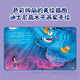 Malt Dot Reading Disney's classic bilingual movie story (Mulan/Aladdin) cartoon cartoon original painting picture book little master little koala dot reading pen supporting book 13849938